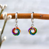 Rainbow Pride - Mini Knot Earring