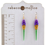 Mardi Gras Spike Earrings