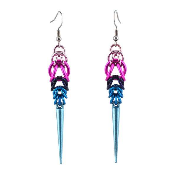 Omnisexual Pride - Spike Earrings