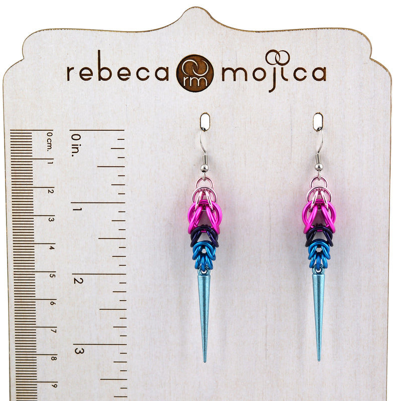 Omnisexual Pride - Spike Earrings