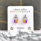 Trixic Pride - Tiny Flag Earring Studs