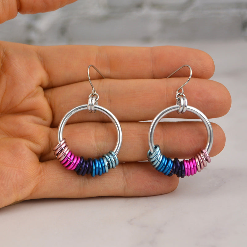 Omnisexual Pride Hoop Earring