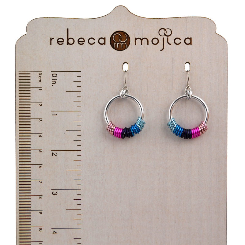 Omnisexual Pride Hoop Earring