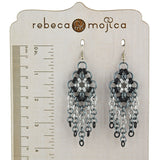 Chandelier Earrings - Industrial (Silver, Black, Grey)