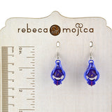 Purple Magic d20 Earrings