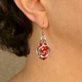 Customizable d20 Earrings - Pick Your Colors