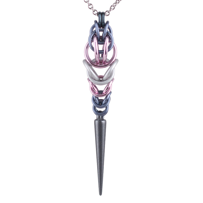 Demigirl Pride - Spike Pendant