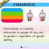 Panromantic Pride - Tiny Flag Earring Studs