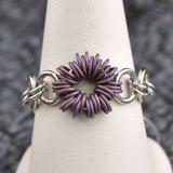 Coiled Flower Finger Ring