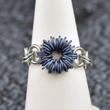 Coiled Flower Finger Ring