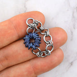 Coiled Flower Finger Ring