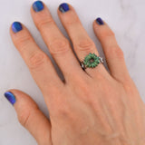 Coiled Flower Finger Ring