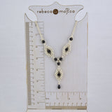 SALE: Sterling Silver Floating Bead Necklace - 19"