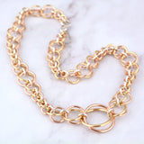 SALE: Luxe Silver and Gold Airy Neck Chain - Intertwined Sterling, Gold-Fill and Rose-Gold-Fill