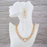 SALE: Luxe Silver and Gold Airy Neck Chain - Intertwined Sterling, Gold-Fill and Rose-Gold-Fill