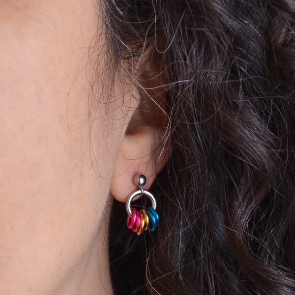 Steel Helix Earrings – Rebeca Mojica Jewelry